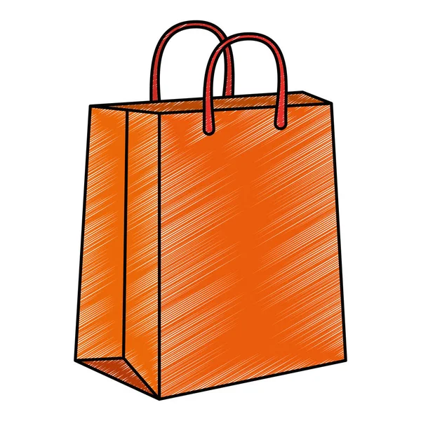 购物袋孤立的图标 — 图库矢量图片