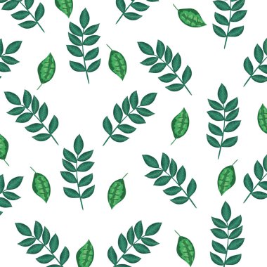 ekoloji yapraklar bitkiler ve dalları doğa deseni