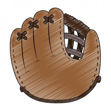 beyzbol eldiveni izole simgesi