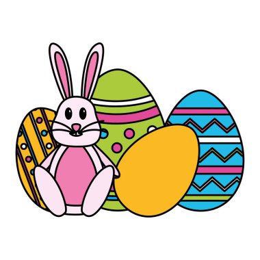 Mutlu Paskalya tavşan yumurta