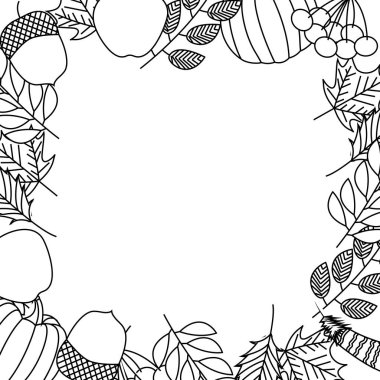 doğal çerçeve beyaz arka plan üzerinde yaprak yaprakları