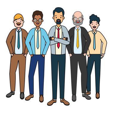 iki erkek çeşitlilik karakterleri