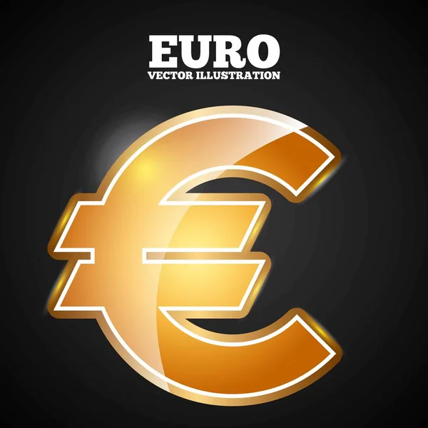Euro symbol  Vector — Stock Vector