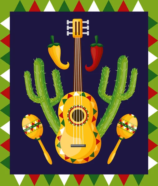 Mexiko cinco de mayo — Stockvektor