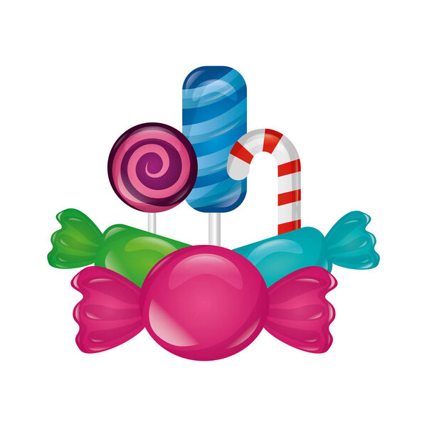 sweet candies isolated icon