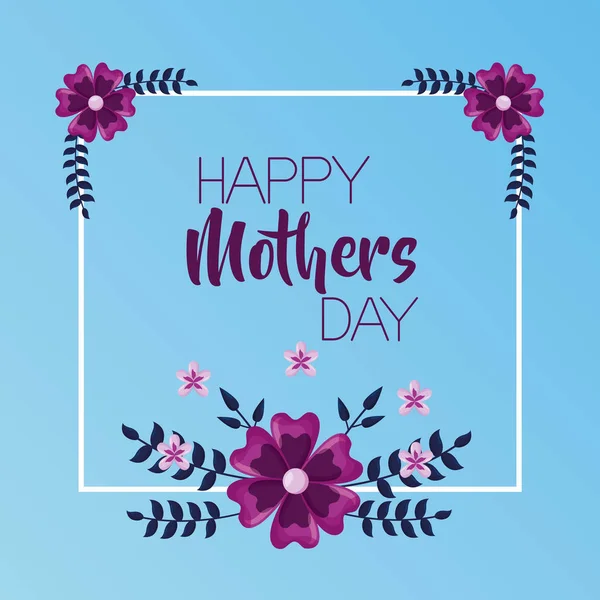 Kwiaty dzień matki — Wektor stockowy