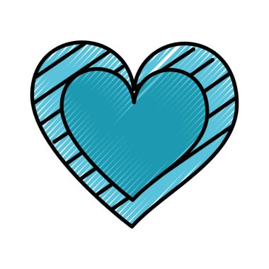 kalp aşk romantizm tutkuyla çizgili grafik