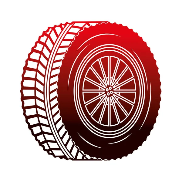 Автомобильные колеса — стоковый вектор