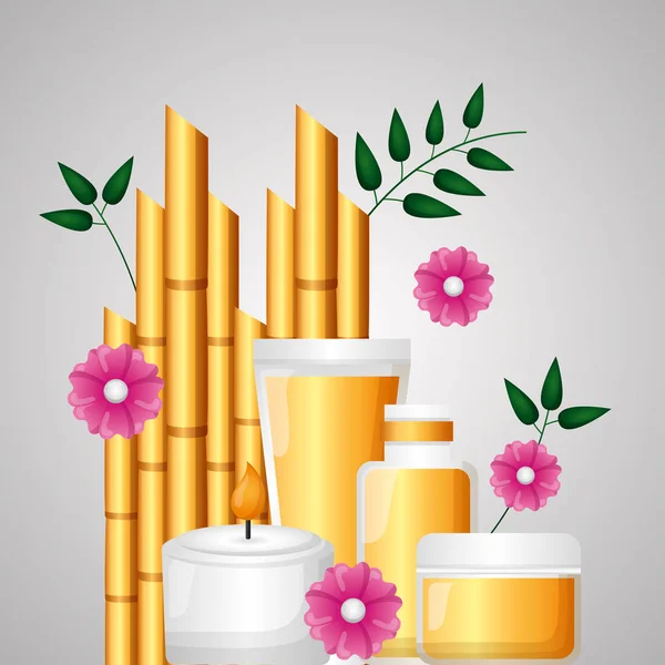 Spa kezelés terápia — Stock Vector