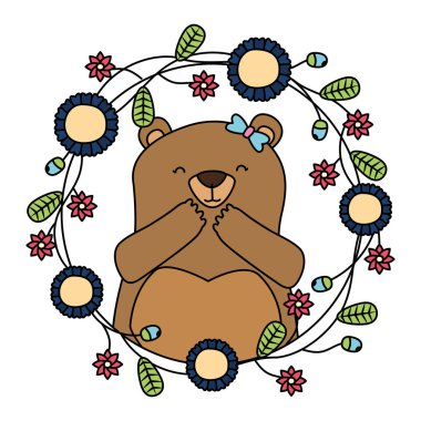 sevimli ayı çiçekleri