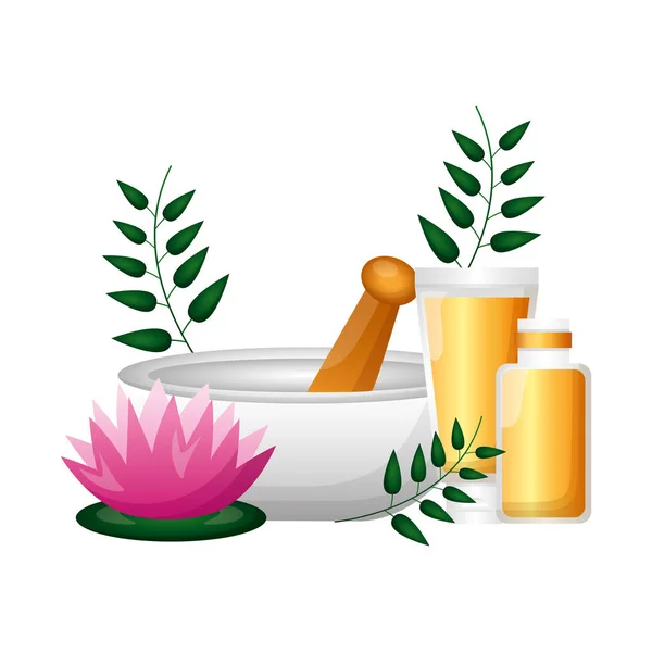 Terapia de tratamiento spa — Vector de stock