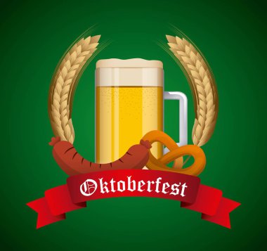 hoş geldiniz oktoberfest Vektör