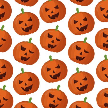 cadılar bayramı kabak simgesi desen