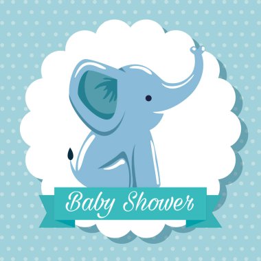 kurdele mesaj dekorasyon ile elepahant etiketi