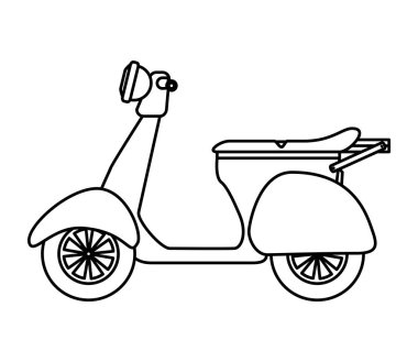 kutuları teslimat hizmeti ile scooter motosiklet