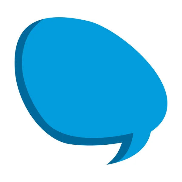 Cute speech bubble message icon — Stock Vector