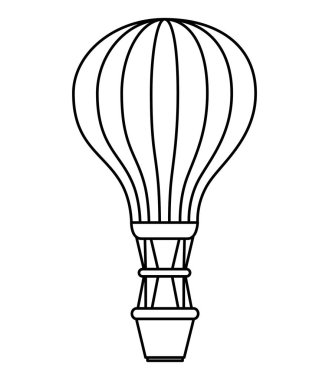 balon hava sıcak uçan simgesi