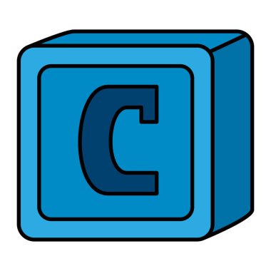 c harfi ile alfabe blok oyuncak bebek