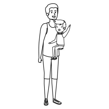 erkek öğretmen ile mutlu öğrenci çocuk