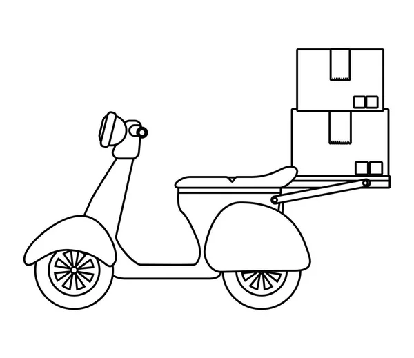 Bicicletta veicolo trasporto isolato icona — Vettoriale Stock