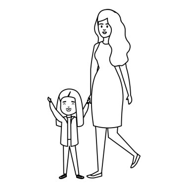 kadın öğretmen ile mutlu öğrenci kız