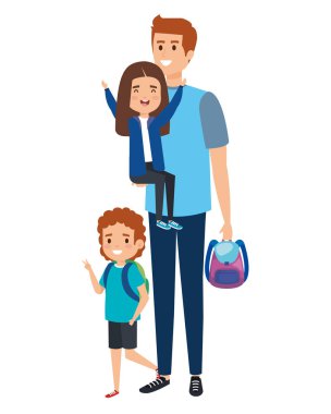 kadın öğretmen ile mutlu öğrenci çocuk