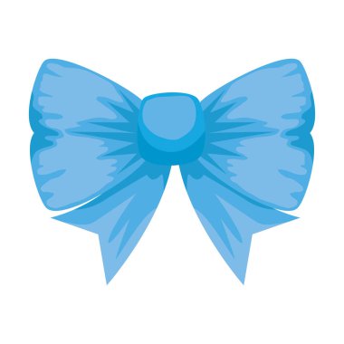 Papyon kurdelesi dekoratif izole edilmiş simge