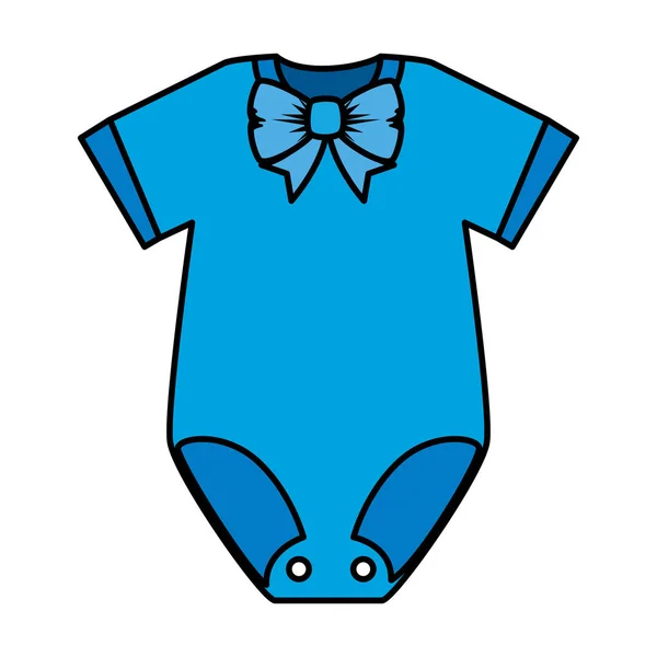 婴儿服装时尚孤立图标 — 图库矢量图片