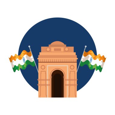 bayraklı hint kapısı kemer anıtı