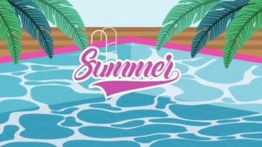 Yaz saati deniz sahnesi