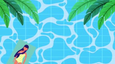 Yaz saati deniz sahnesi