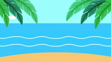 Yaz saati deniz sahnesi