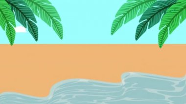 Yaz saati deniz sahnesi