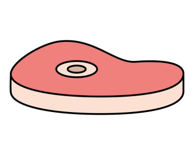 et biftek lezzetli gıda simgesi