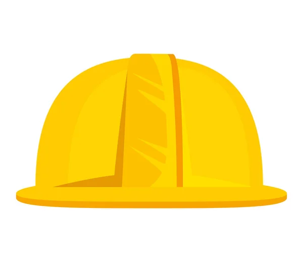 Helmet construction element isolated icon — Stock Vector