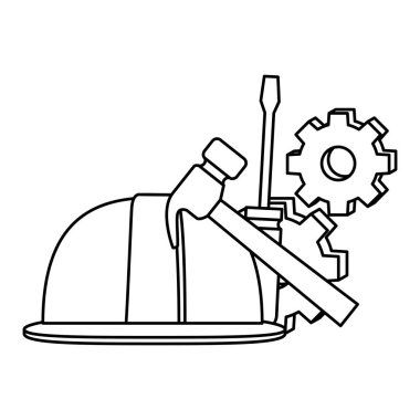dişliler ve aletler ile kask yapımı