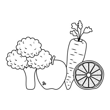 taze sebze ve meyve sağlıklı gıda