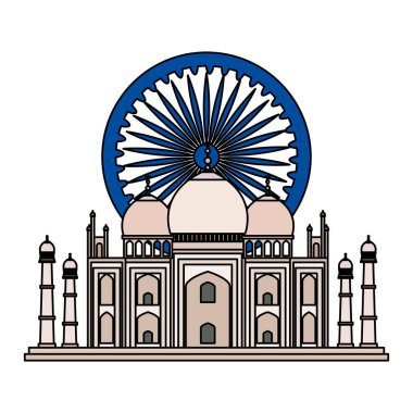 tag majal hint camii ile ashoka çakra