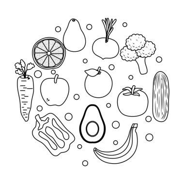 taze sebze ve meyve sağlıklı gıda