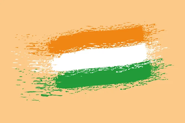 인도 국기 국가 그린 아이콘 — 스톡 벡터