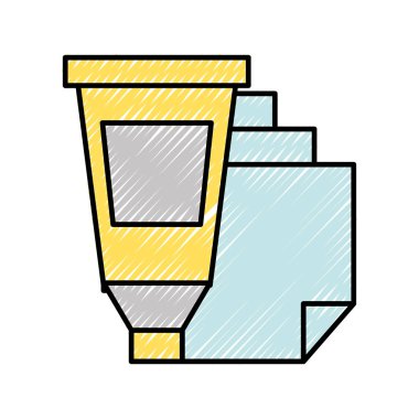 grafik tasarım renk boya yumru ve kağıtları