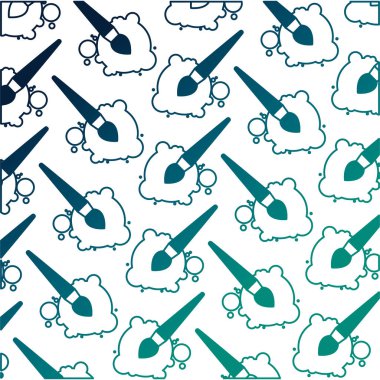 yaratıcı sıçrama renk boya fırça desen