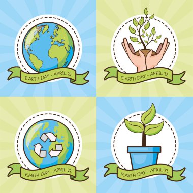 Dünya günü kartı