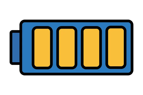 Ikona nabití energie baterie — Stockový vektor