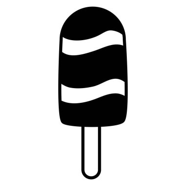 Beyaz arka planda lezzetli dondurma