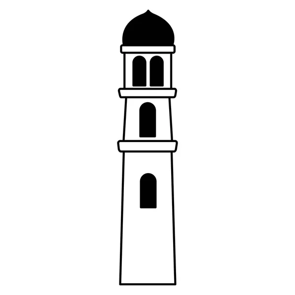 Temple Tower traditional — Stockvector