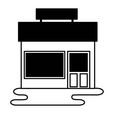 Ticaret cephe Market mağaza