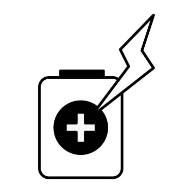 Pil şarj güç vektör çizim