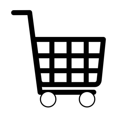 beyaz arka planda alışveriş sepeti e-ticaret