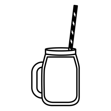 Beyaz arka planda saman ile suyu